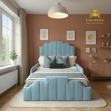 Art Deco Crown Panel Bed Frame