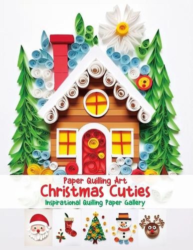 Paper quilling art christmas - paper,
