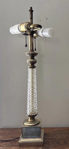 Vintage brass quilted - &,