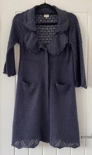 Noa Noa Navy Blue Mohair Wool