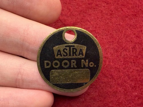 Old vintage astra door key - vintage,