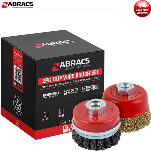 Abracs 75mm cup brush - abracs,
