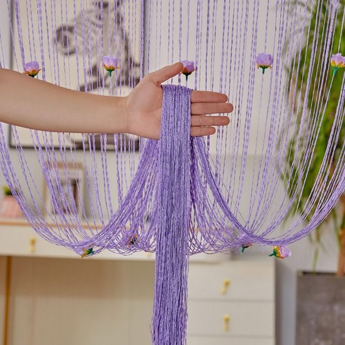 Rose string door curtain - ﻿rose,