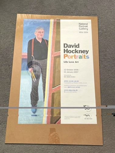 David hockney large - hockney, unframed