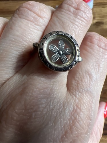 Rare pandora silver floating - rare,