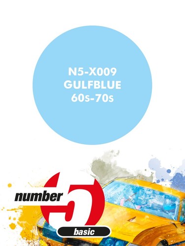 Number five x009 - n5-x009, blue