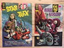 STAR TREK No 20 and BORIS KARLOFF TALES OF MYSTERY No 56 GOLD KEY 1973 and 1974