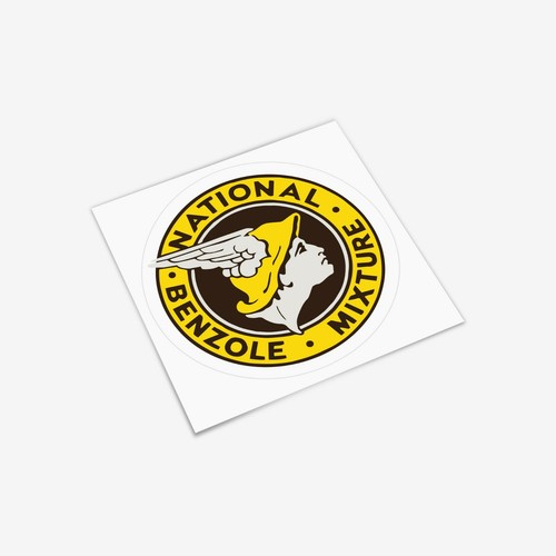 National benzole sticker - national,