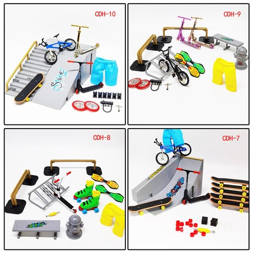 Mini skateboard bike ramp - skateboard, kit