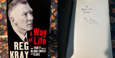 SIGNED Reg Reggie Kray: A Way