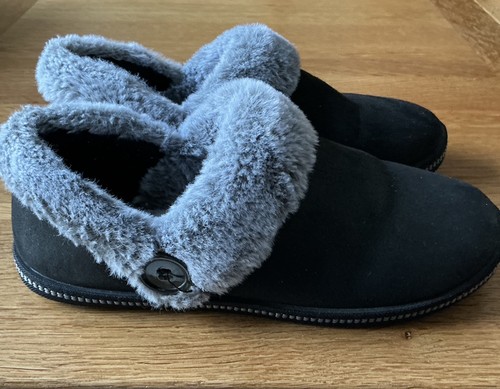Skechers cozy slippers black - skechers,