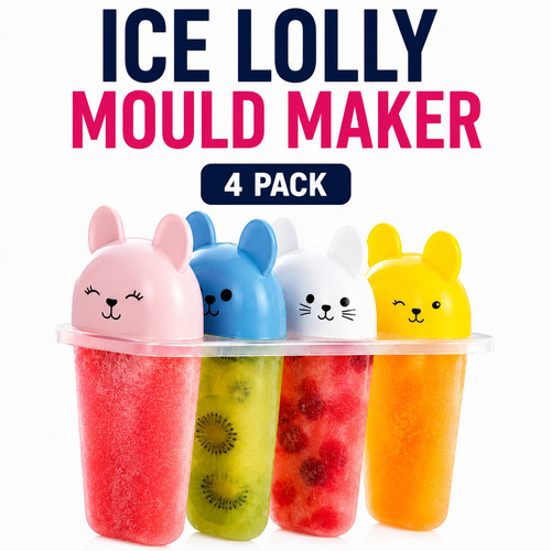 Pack ice lolly moulds - 4,