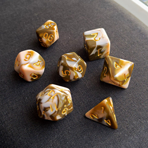 Brown pink white marbled - pink,