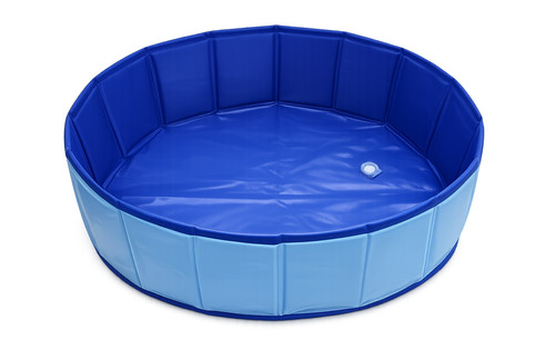 Blue pvc foldable pet pool - foldable,