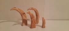 Inuit Horn Bird Sculptures Set