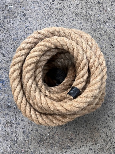 32mm natural jute decking rope - 32mm,