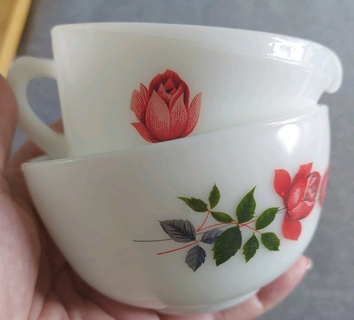 Vintage jaj pyrex june rose - jaj,