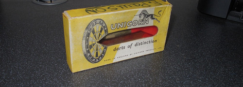 Vintage set unicorn darts - set,