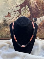 VINTAGE GENUINE CORAL & ONYX