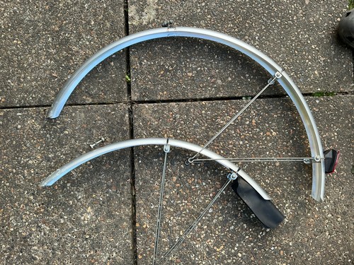 Vintage bicycle mudguard set - ,