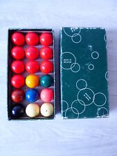 Vintage Snooker Ball Set x 18