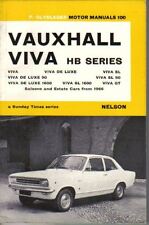 Vauxhall Viva HB from 1966 Olyslager Manual Viva De Luxe SL GT 90 1600 + Estate
