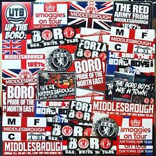 100 x Middlesbrough Stickers
