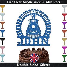 Personalised Cake Topper Train