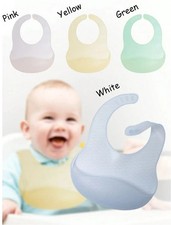Baby Bibs Silicone Plastic