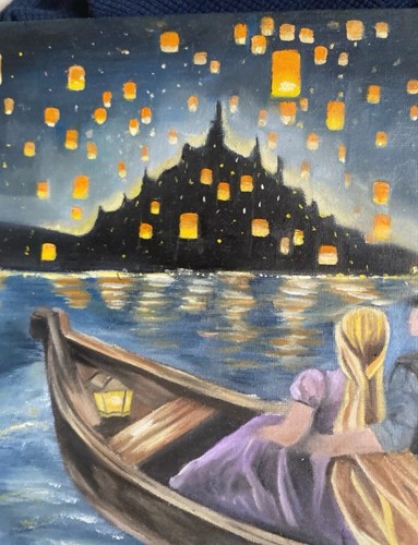 Tangled oil painting - tangled,