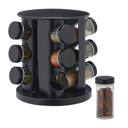 Rotating spice rack stainless - rotating,