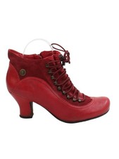 Hush Puppies Women's Boots UK 4 Red 100% Other Combat