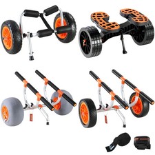 VEVOR Kayak Cart Canoe Boat Carrier 250/320/350/450lbs Load with 10''/12'' Tires