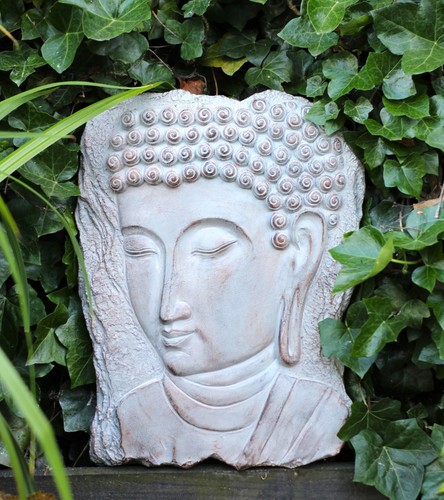 Wall plaque buddha garden - plaque,