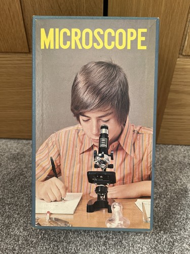 Vintage 1970s microscope - microscope, in
