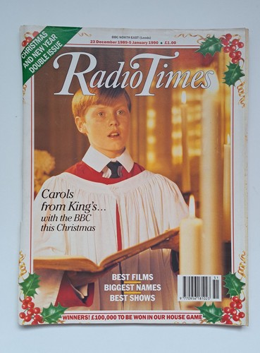 Vintage christmas radio times - vintage,