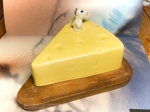 Novelty cheese with mouse - cheese,