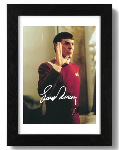 Leonard nimoy signed - nimoy, autograph