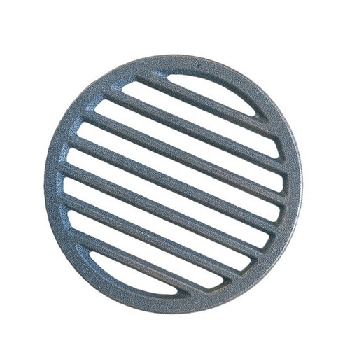 Black cast iron round fire - cast,