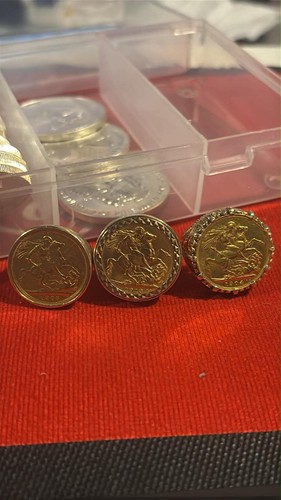 Full sovereign rings 22ct - 3,