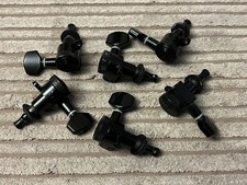 Vanson 6-In-Line Black Locking Machine Head Tuners