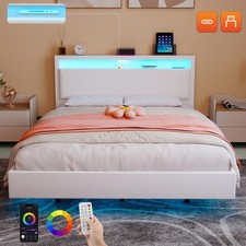 Floating Double Bed Frame w/