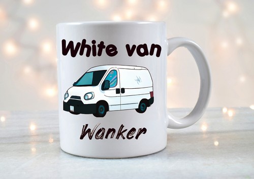 White van wanker - mug, just