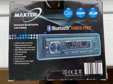 MAXTEK BLUETOOTH CAR STEREO RADIO WITH RDS, USB AND REMOTE