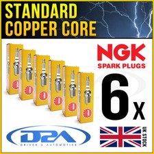 6x NGK B6ES Standard Spark