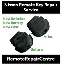 REPAIR SERVICE - NISSAN NATS REMOTE KEY FOB X-TRAIL PRIMERA ALMERA MICRA