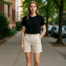 Ex Next WOMENS Linen Blend Shorts