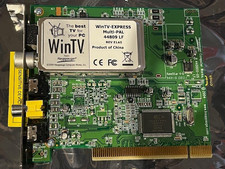 Original Hauppauge WINTV Tuner Card + Software + User Guide