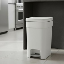 15/20/25L Large Capacity Kitchen Waste Rubbish Bin Bathroom Pedal Trash Can 