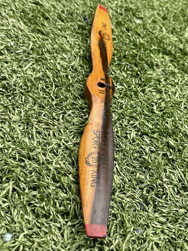 Vintage wood airplane - , prop